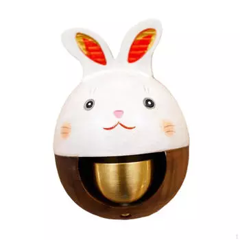 Shopkeepers Door Bell Wood Doorbell Hanging Decoration Gifts for Housewarming Chime Ornament