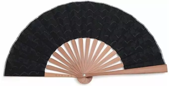 Shoroku Summer fan with fan box bag yabane Present Gift Fashion Fan Craft [Nishikawa Shoten] Women s (Navy) тёмно-синий