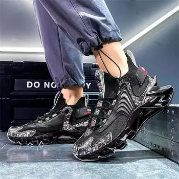 Short Barrel Black Men s Boot Shoes Sneakers Gold Spring Boots Size 33 Sports High Quality Latest Tenni Specials 38