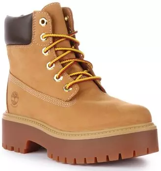 Short Boots Premium WP Platform Boots A5RJD Brown [Timberland] Women s