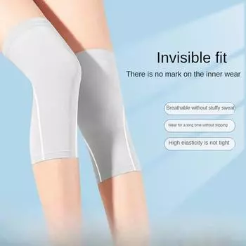 Короткие наколенники, ультратонкие, теплые, мужские, для холодных ног, женские, для суставов и коленей, специальные невидимые для зимнего бега, противоскользящие для пожилых людей S