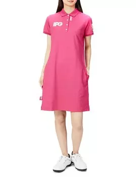 short sleeve dress x Pe225d and plus pique inlay water UV protection 0 [Pearly Gates] Women s C40/2 Eco-friendly material, absorbency, / 055-2224802