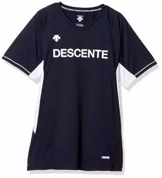 Short Sleeve Practice Shirt Coolist Sweat Absorbent Quick Drying DVWPJA56 NV O [DESCENTE] (Women s) Women s
