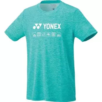 Short Sleeve Shirt Dry Light Turquoise XO [YONEX] T-shirt (Fit Style) (540)