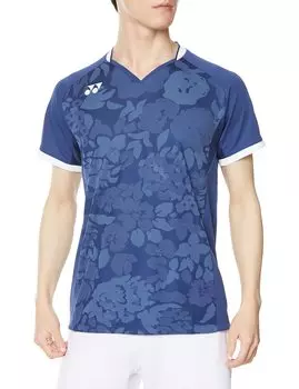 Short Sleeve Shirt Game Shirt Sapphire Navy S [Yonex] (Fit Style) Men s (512)