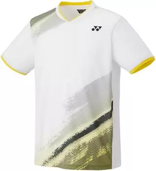 Short Sleeve Shirt Game Shirt White XO [Yonex] (Fit Style) (011)