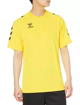 Short Sleeve Shirt Game Shirt Yellow XO [Hummel] Men s (30)