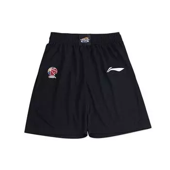 Шорты баскетбольные мужские Li Ning CBA Series Liaoning Benxi Team Fan Edition с логотипом, черные AAPR453-2 M