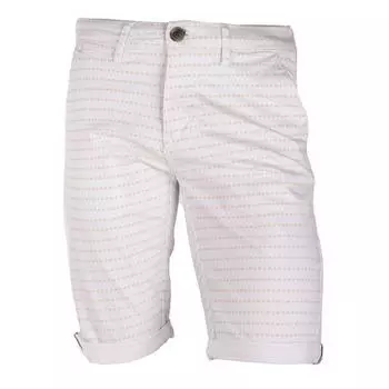 Шорты-бермуды Chino с ярким узором белого цвета Мужской BLAGGIO 41) белый