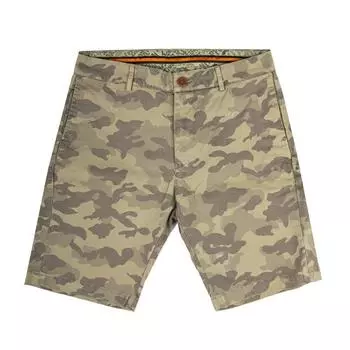 Шорты-бермуды из органического хлопка с камуфляжным рисунком Мужской APPARTINENZA 42) хаки
