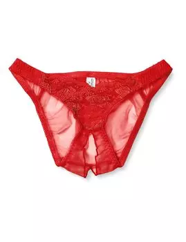 Шорты бикини открытые шорты перфорированные кружева 319207 La Pomme Brand Красный [La Pomme] Женский T-back