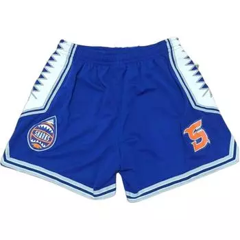 Шорты для баскетбола Li Ning CBA Series Professional Color Block Printed Letter Casual Breathable Comfortable Basketball Shorts Unisex Shorts Blue AAPS417-1 3XL