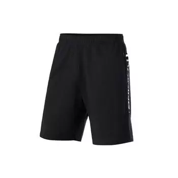 Шорты для бега Li Ning Training Series с буквенным принтом, мужские, черные AKSR115-1 S