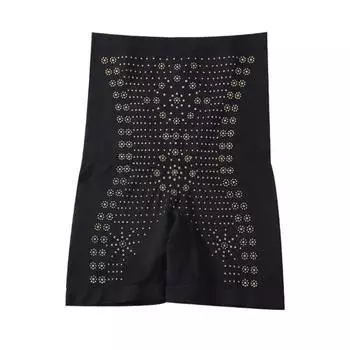 Шорты для коррекции живота для женщин, подтягивающие ягодицы, формирующие тело, с высокой талией, бесшовный пояс-корсет, шорты-бойфренды для ношения под платьем M