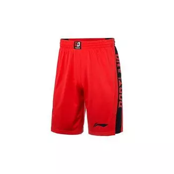 Шорты для соревнований по баскетболу Li Ning Slim Fit, мужские шорты, ярко-неоновые AAPQ095-6 S