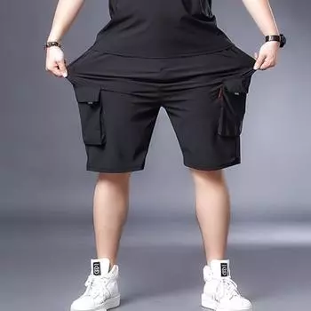 Шорты для спецодежды, мужские, с несколькими карманами, средние, летние, тонкие, свободные, укороченные брюки XXXXXXXL