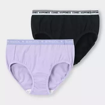 Шорты GU by Uniqlo GIRLS с логотипом в виде звезды 2P 80 MULTI PATTERN 1/100cm