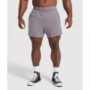 Шорты GYMSHARK Power Washed 5, противотуманные, фиолетовые A4A8K PBVT S