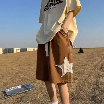 Шорты Hip hop Star, мужские летние баскетбольные шорты, спортивные повседневные универсальные брюки с пятью точками M