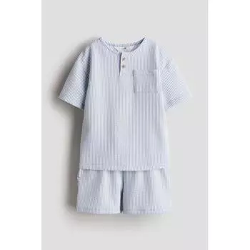 Шорты HM Henley Top в голубую полоску