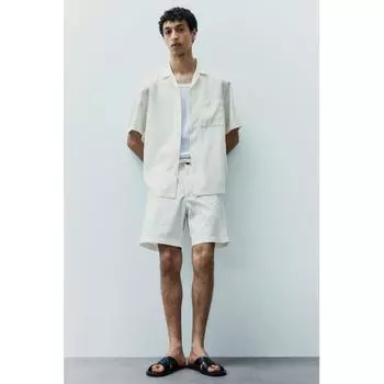 Шорты HM Regular Fit белые XS