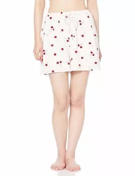 Шорты из искусственного шелка с мотивом PWCP202368 RED Japan F [Gelato Pique] женские (БЕСПЛАТНЫЙ размер) красный