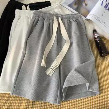 Шорты мужские летние американские 2024 новые свободные китайские брюки спортивные повседневные брюки для девочек баскетбольные брюки Five-minute M