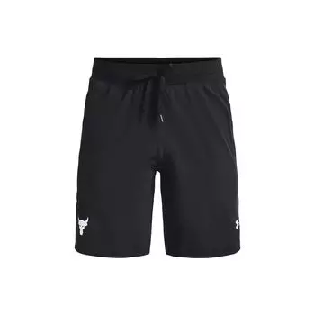 Шорты на шнурке с однотонным принтом Under Armour, мужские брюки, черные 1361616-002 L