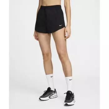 Шорты NIKE Windrunner Mid Rise 2 Woven W, черные, белые FV7501 010 XS