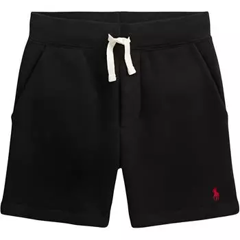Шорты прямого кроя на шнуровке с вышивкой логотипа Polo Ralph Lauren Детские шорты Черный 323806003-005 XL
