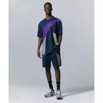ШОРТЫ REEBOK В СЕТКЕ ВЕКТОРА ТЕМНО-СИНИЕ M