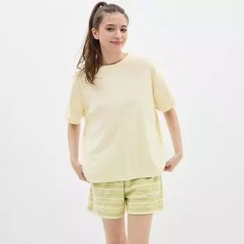 Шорты с короткими рукавами GU by Uniqlo Soft Pile Lounge Set