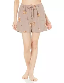 Шорты с рисунком медведя-мороженого PWCP221207 BRW F [Gelato Pique] женские коричневый