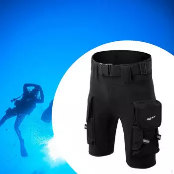 Шорты, штаны для дайвинга, толстые неопреновые гидрокостюмы для каякинга, гребли на каноэ, подводного плавания 2XL