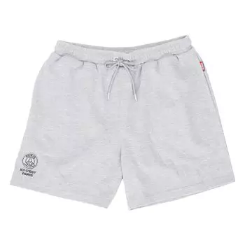 Шорты TECH FLEECE EMB LOGO SHORTS H СЕРЫЕ [Пари Сен-Жермен] PSG_LW