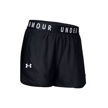 Шорты Under Armour Play Up 3.0, повседневные дышащие тренировочные женские штаны, черные 1344552-001 L