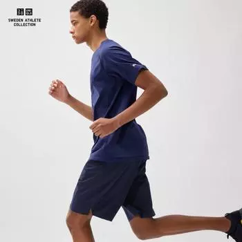 Uniqlo Япония ультра-эластичные сухие шорты 09 BLACK/S