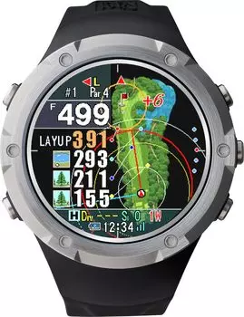 Shot Navi Evolve Черный большой дюймовый цветной ЖК-дисплей Новейший чип GPS Автоматическое измерение дальности полета Расчетная разница высот Расстояние Сделано чёрный