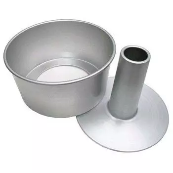 Shoten бесшовная алюминиевая шифоновая форма для торта 20 см серебристая [Asai Original] серебряный
