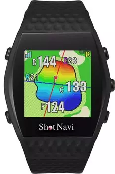 ShotNavi INFINITY BK новейший GPS чип зеленой формы ультра легкий 48 г сделано в Японии GPS Golf Navi Golf дальномер часы для гольфа соревновательное использование ОК чёрный
