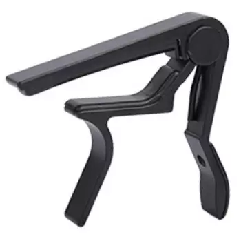 ShotR Capo Capotast Guitar, простая установка в одно касание, совместима с акустической электрогитарой, классической акустической черной гитарой R-типа, гитарой, чёрный