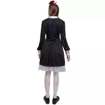 Шоу-карнавал на Хэллоуин Керамические куклы ужасов, куклы проклятия злой крови, куклы-призраки, злые духи, темная магия average code