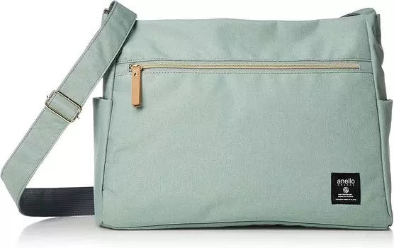 Shoulder bag 10 pockets classic heathered poly CLP GTH2522Z mint green [Anello Grande]