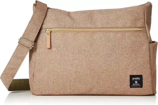 Shoulder bag 10 pockets classic heathered poly CLP GTH2522Z beige [anello GRANDE]