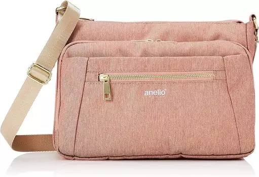 Shoulder bag A5 water GL GTC4132Z pink beige [Anello Grande] repellent/multi-storage