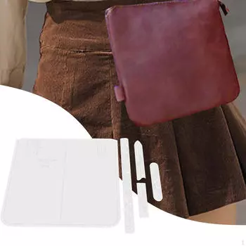 Shoulder Bag Acrylic Templates PU Leather Pattern DIY for Women Crossbody