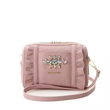 Shoulder Bag Bijou Ruffle Shoulder Bag Pink [Samantha Vega] Bag/Mini Women s