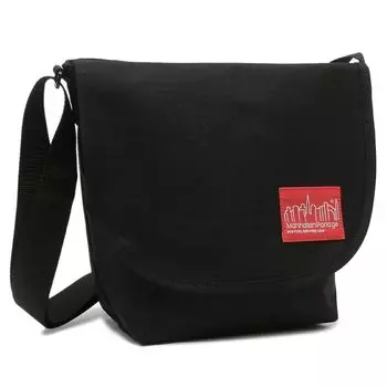 Shoulder Bag Black 1604 BLK Compatible with A4 [Manhattan Portage] Men s Women s [Product]