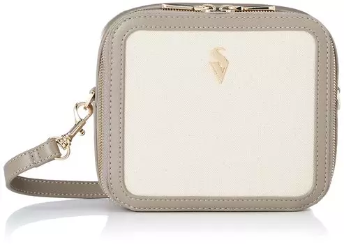Shoulder Bag Canvas Shoulder Bag 72210130231 Greige [Samantha Vega] Box-type Women s