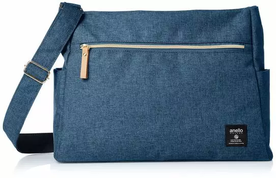 Shoulder Bag CLP Classic Heather Poly 10 Pocket Shoulder Dark Blue [Anello Grande] GT-H2522